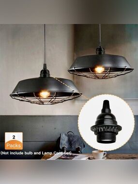 Two New Pendant Light Sockets with Cord Grip